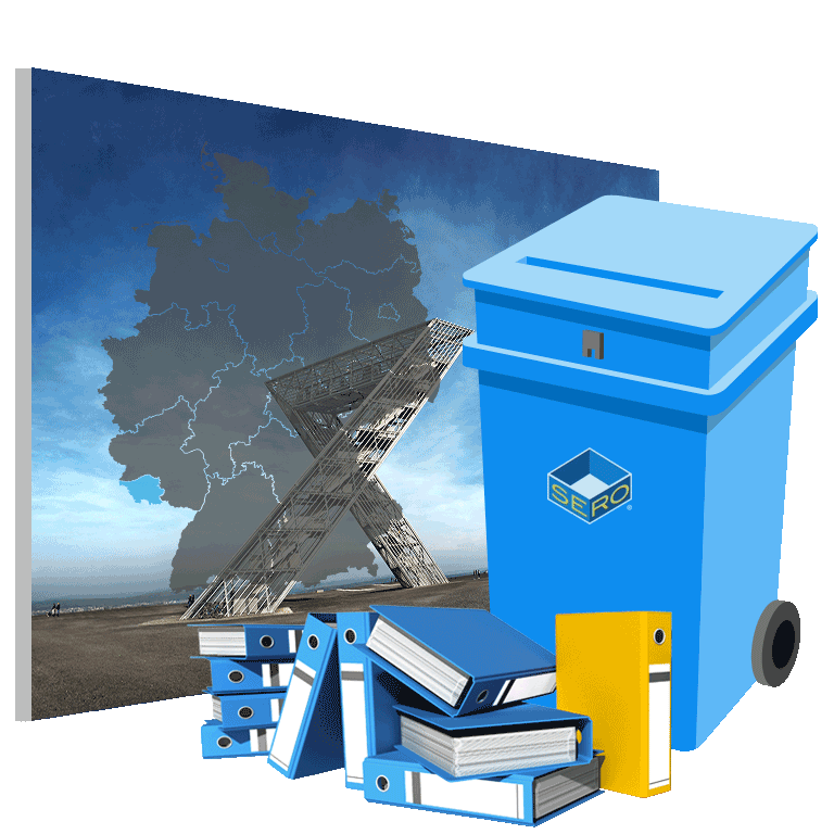 Aktenvernichtung im Saarand