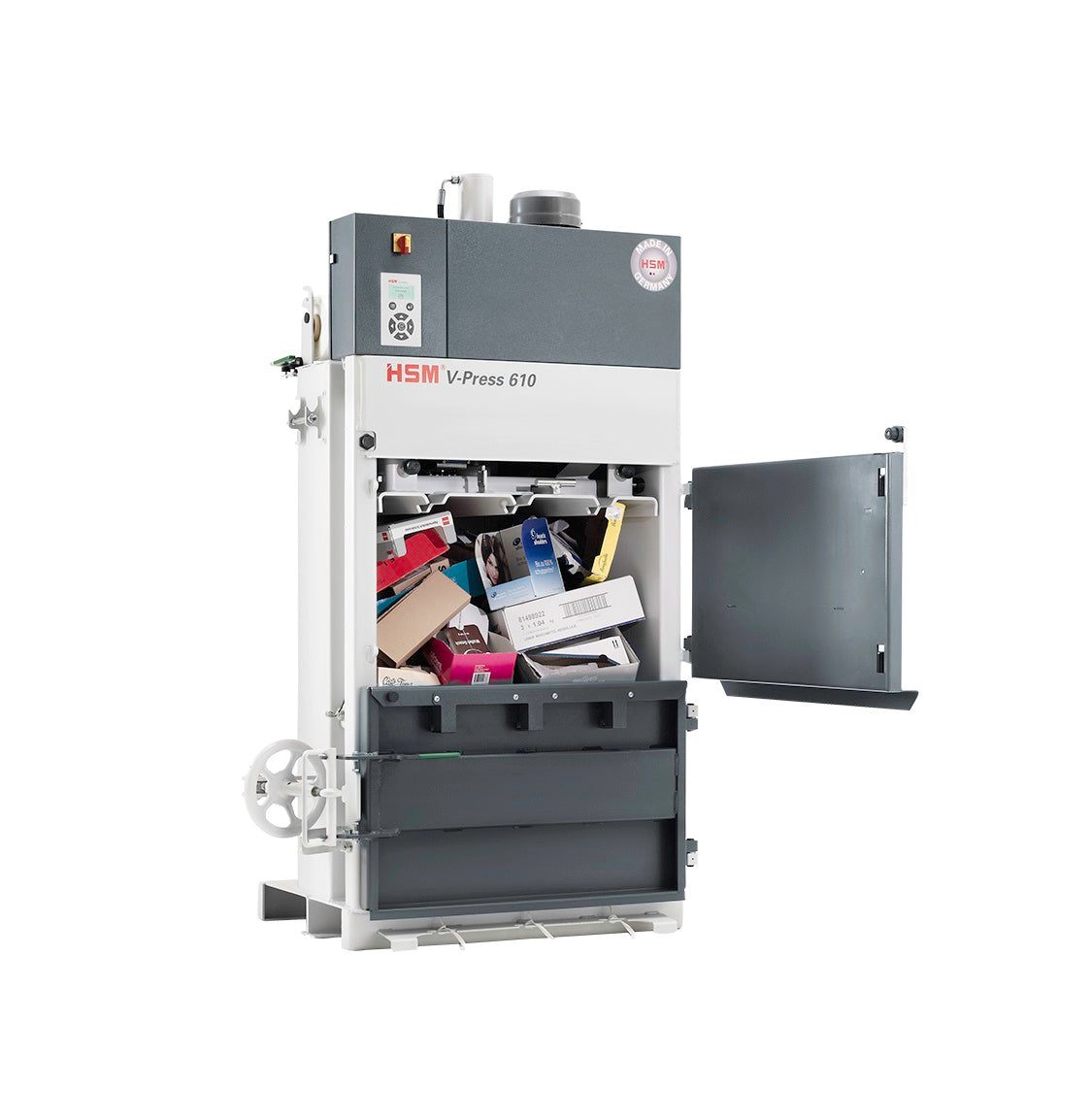 Pappe, Papier und Kartonage (Ballenpresse)