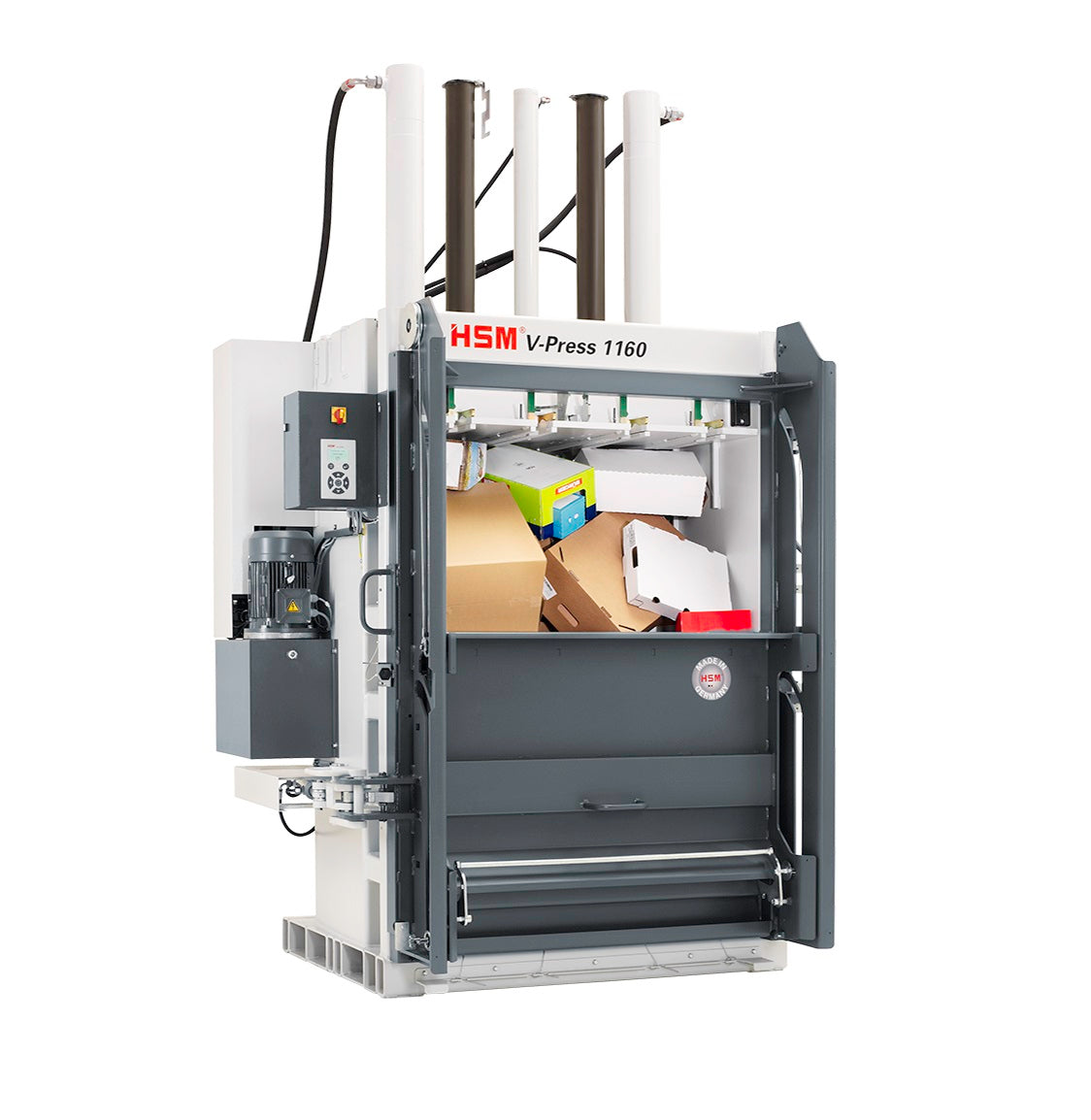 Pappe, Papier und Kartonage (Ballenpresse)