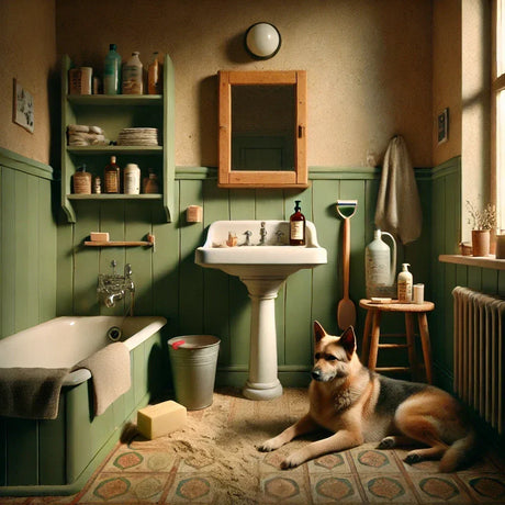 SERO Entsorgung Eine Familie räumt auf Badezimmer