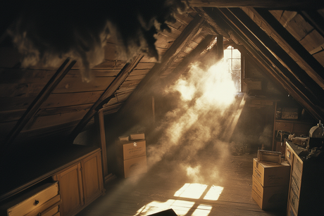 Eine Familie räumt auf: Der Dachboden